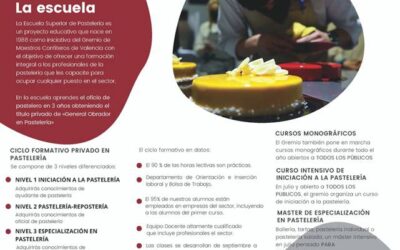 INFORMACIÓN ESCUELA SUPERIOR DE PASTELERÍA DEL GREMIO DE MAESTROS CONFITEROS DE VALENCIA Y PROVINCIA