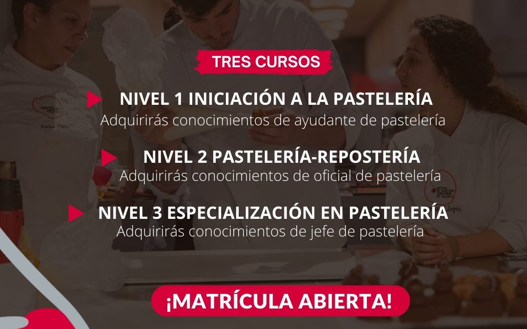 Abierta la matrícula del Ciclo Formativo en Pastelería 2026-2027